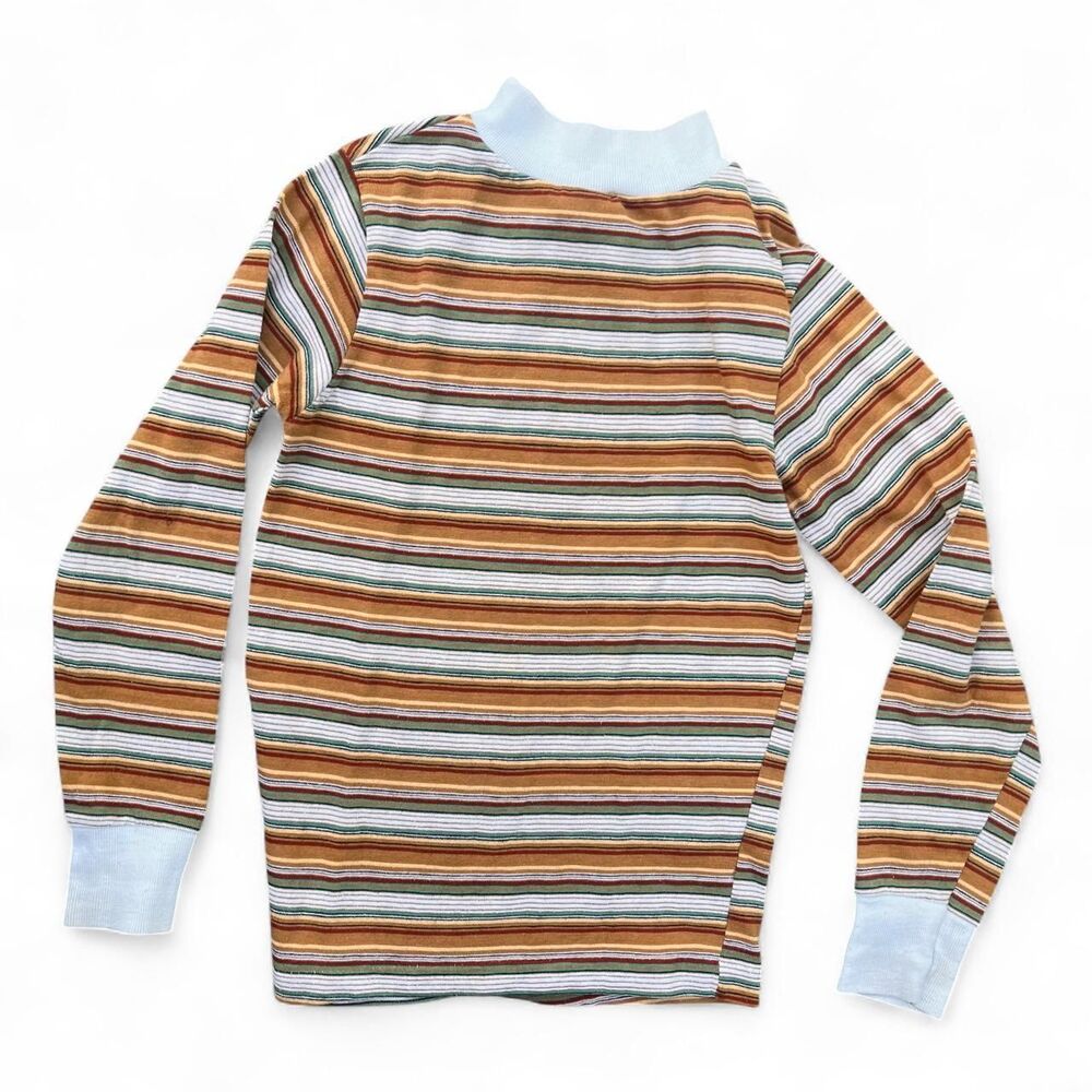70s kids shirt striped top Size 12